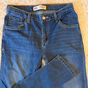 Levi's 511 Jeans Womens Juniors 18 Reg 29X31 Blue Denim Performance Slim Fit Y